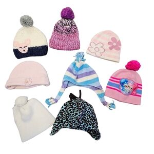 Bulk lot bundle of girls winter hats